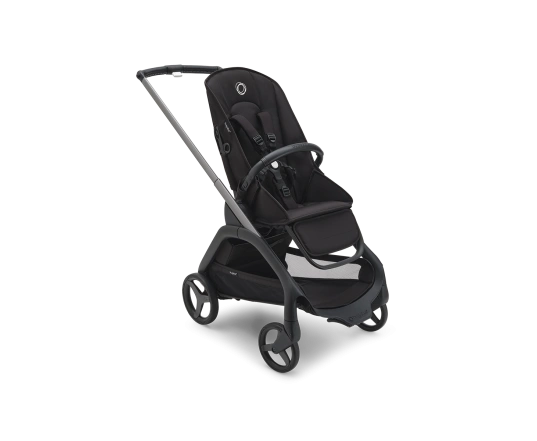 Прогулочная коляска Bugaboo DRAGONFLY без капюшона - graphite/midnight black