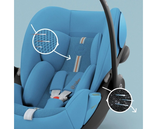 Автокресло Cybex Cloud G-iSize 0-13кг - Moon Black