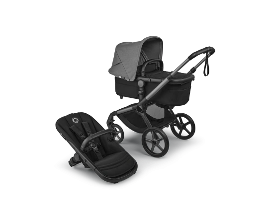 Универсальная коляска 2в1 Bugaboo FOX 5 RENEW - grafite/heritage black moon grey