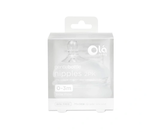 Змінна насадка повільний потік 0-3 міс. на пляшечку Olababy GentleBottle  (2шт)