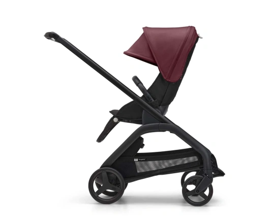 Універсальна коляска 2в1 Bugaboo DRAGONFLY - black/dark cherry-dark cherry