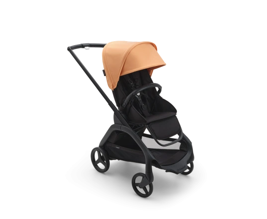 Прогулянкова коляска Bugaboo DRAGONFLY - black/midnight black island coral