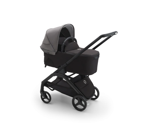 Универсальная коляска 2в1 Bugaboo DRAGONFLY - black/midnight black grey melange
