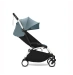 Прогулянкова коляска Stokke YOYO³ з 6 місяців Aqua (шасі White)