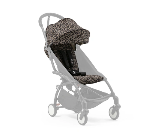 Прогулянкова коляска Stokke YOYO³ з 6 місяців Leopard (шасі White)