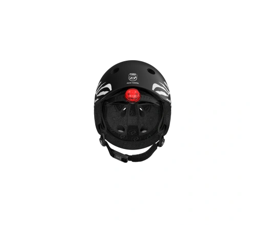 Шолом захисний дитячий Scoot and Ride, зебра, з ліхтариком, 45-51см
