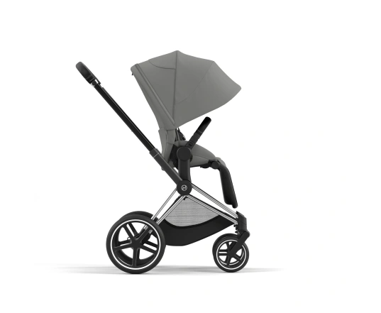 Прогулянкова коляска Cybex Priam Mirage Grey (шасі Chrome Black)