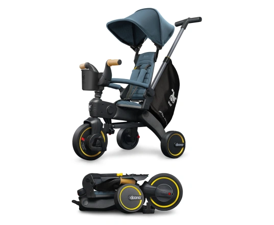 Складной трехколесный велосипед Doona Liki Trike S5 Ocean Blue