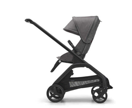 Прогулочная коляска Bugaboo DRAGONFLY - black/grey melange grey melange