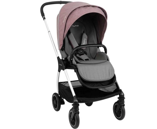 Прогулочная коляска Nuna Triv Cherry (Серая с розовым)