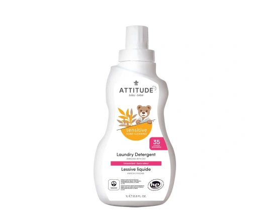 Средство для стирки детских вещей 1л Sensitive Skin, Attitude