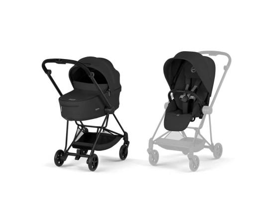 Коляска 2 в 1 Cybex MIOS Comfort Collection 5.0 - sepia black (шасі Matt black)