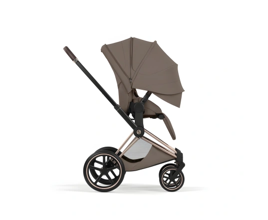 Прогулянкова коляска Cybex PRIAM Style Collection 5.0 - coconut brown (шасі Rose Gold)