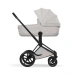 Коляска Cybex PRIAM Style Collection 5.0 - city grey (шасі Matt Black)