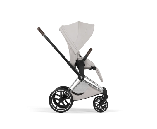 Прогулянкова коляска Cybex PRIAM Style Collection 5.0 - city grey (шасі Chrome Brown)