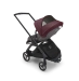 Прогулочная коляска Bugaboo DRAGONFLY - black/grey melange dark cherry