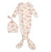 Подарунковий набір Aden + Anais спальник з трикотажного мусліну + шапочка rosettes