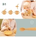 Набор посуды детский силиконовый Babymoov - little arty (от 9 мес)