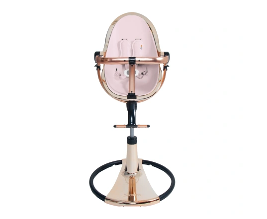 Стільчик для годування Bloom Fresco Rose Gold в комплекті із вставками з екошкіри - Rosewater