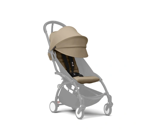 Прогулянкова коляска Stokke YOYO³ з 6 місяців Toffee (шасі White)