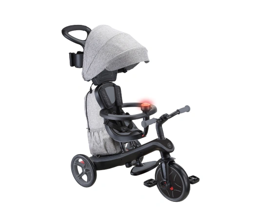 Велосипед дитячий GLOBBER серії EXPLORER TRIKE 4в1 DELUXE PLAY - Чорно-сірий