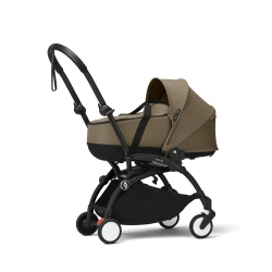 Универсальная коляска 2 в 1 с люлькой newborn shell Stokke YOYO³  Toffee (шасси Black) - изображение