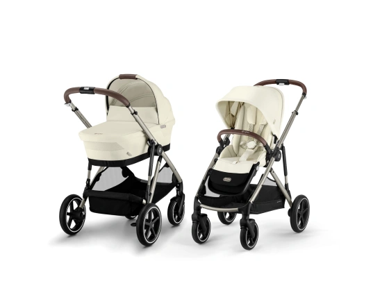 Универсальная коляска 2 в 1 Cybex GAZELLE S - TPE Seashell Beige