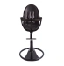 Стульчик для кормления Bloom Fresco Black в комплекте с вкладышами из экокожи - Midnight black
