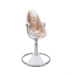 Стульчик для кормления Bloom Fresco White в комплекте с вкладышами из экокожи - Rose Gold