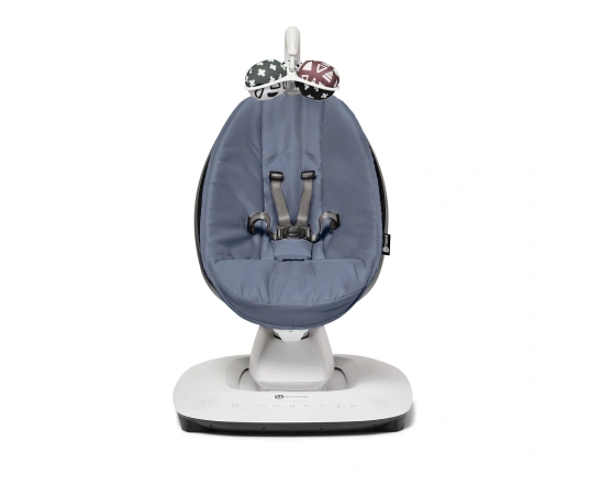Шезлонг качалка 4Moms MAMAROO 5.0 - slate blue (лимитированая версия)