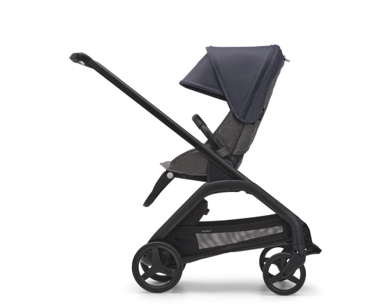 Прогулянкова коляска Bugaboo DRAGONFLY - black/grey melange stormy blue