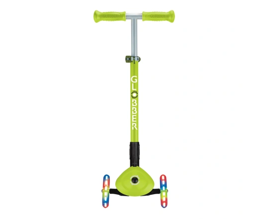 Самокат GLOBBER серії PRIMO FOLDABLE LIGHTS, зелений, колеса з підсвіткою, 50кг, 3+