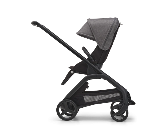 Универсальная коляска 2в1 Bugaboo DRAGONFLY - black/midnight black grey melange