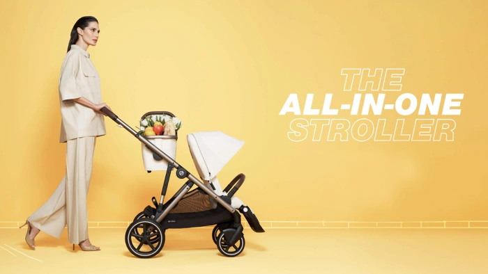 Коляска Cybex Gazelle S с корзинами для покупок