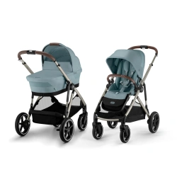 Универсальная коляска 2 в 1 Cybex Gazelle S - TPE Sky Blue - изображение