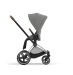 Прогулянкова коляска Cybex Priam Mirage Grey  (шасі Chrome )