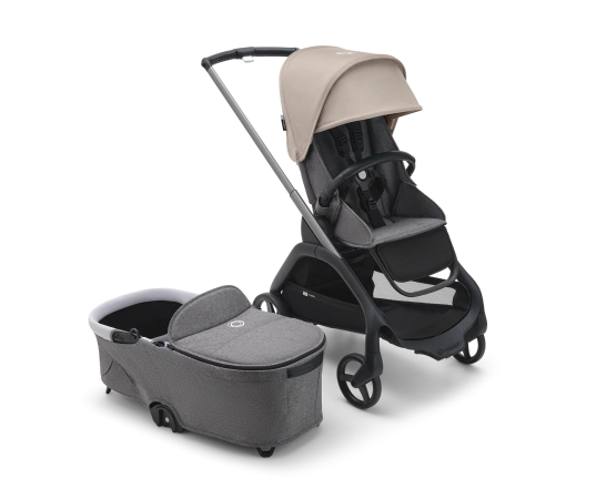 Универсальная коляска 2в1 Bugaboo DRAGONFLY - grafite/grey melange desert taupe