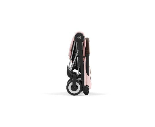 Прогулянкова коляска Cybex Coya Chrome Dark Brown/Peach Pink