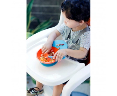 Купити Глибока тарілка Boon Catch plate - Green з доставкою по Україні | KIDSLINE-30 - зображення