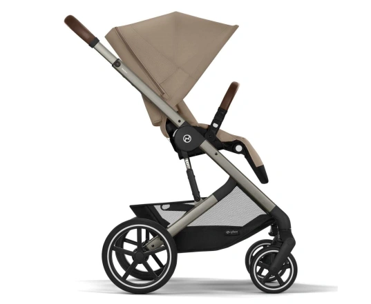Прогулянкова коляска Cybex BALIOS S LUX TPE - almond beige (з бампером)