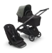 Универсальная коляска 2в1 Bugaboo DRAGONFLY - black/grey melange forest green