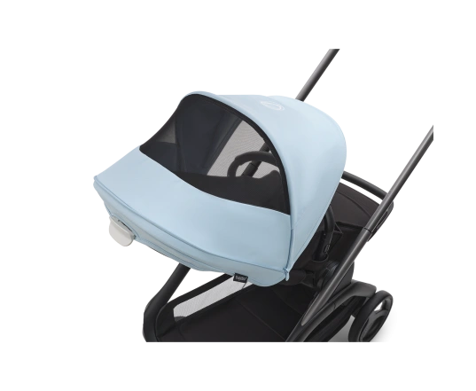 Универсальная коляска 2в1 Bugaboo DRAGONFLY - black/grey melange skyline blue