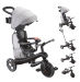 Велосипед дитячий GLOBBER серії EXPLORER TRIKE 4в1 DELUXE PLAY - Чорно-сірий