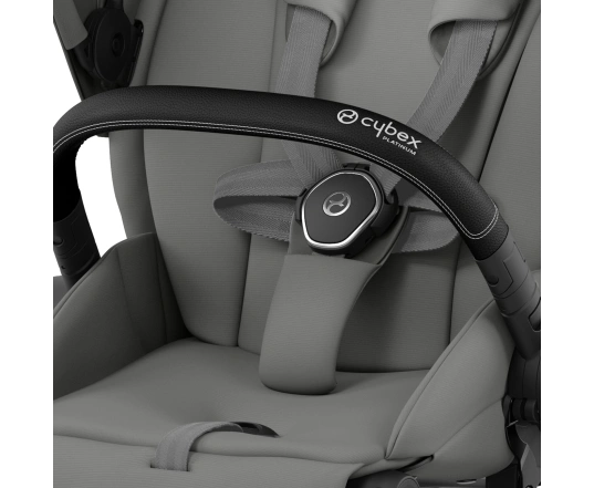 Прогулянкова коляска Cybex Priam Mirage Grey (шасі Chrome Black)