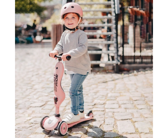 Самокат Scoot and Ride серії Highwaykick-1 пастельно-рожевий, 1-5 років