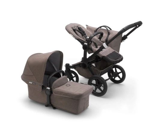 Універсальна коляска 2в1 Bugaboo Donkey3 Mineral Mono Black/Taupe
