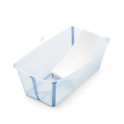 Комплект ванночка для купання Stokke FLEXI BATH та підставка - блакитний - зображення