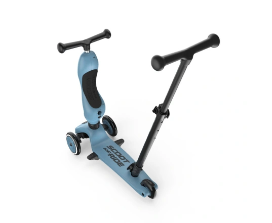 Самокат Scoot and Ride серії Highwaykick-1 Push and Go - сіро-синій