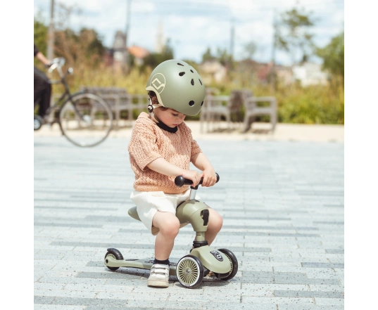 Самокат Scoot and Ride серії Highwaykick-1, оливковий, 1-5 років