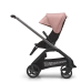 Универсальная коляска 2в1 Bugaboo DRAGONFLY - black/grey melange morning pink